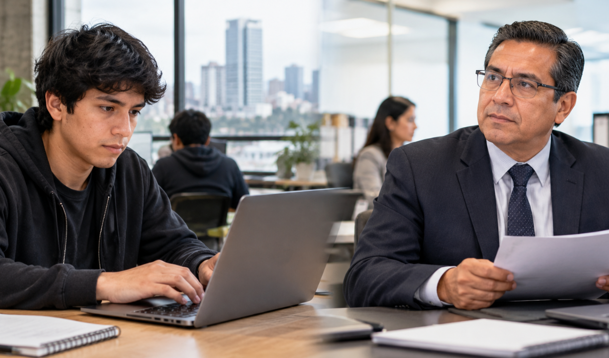 Empleo juvenil cae 1,6% en Lima mientras crece la ocupación entre mayores de 45 años
