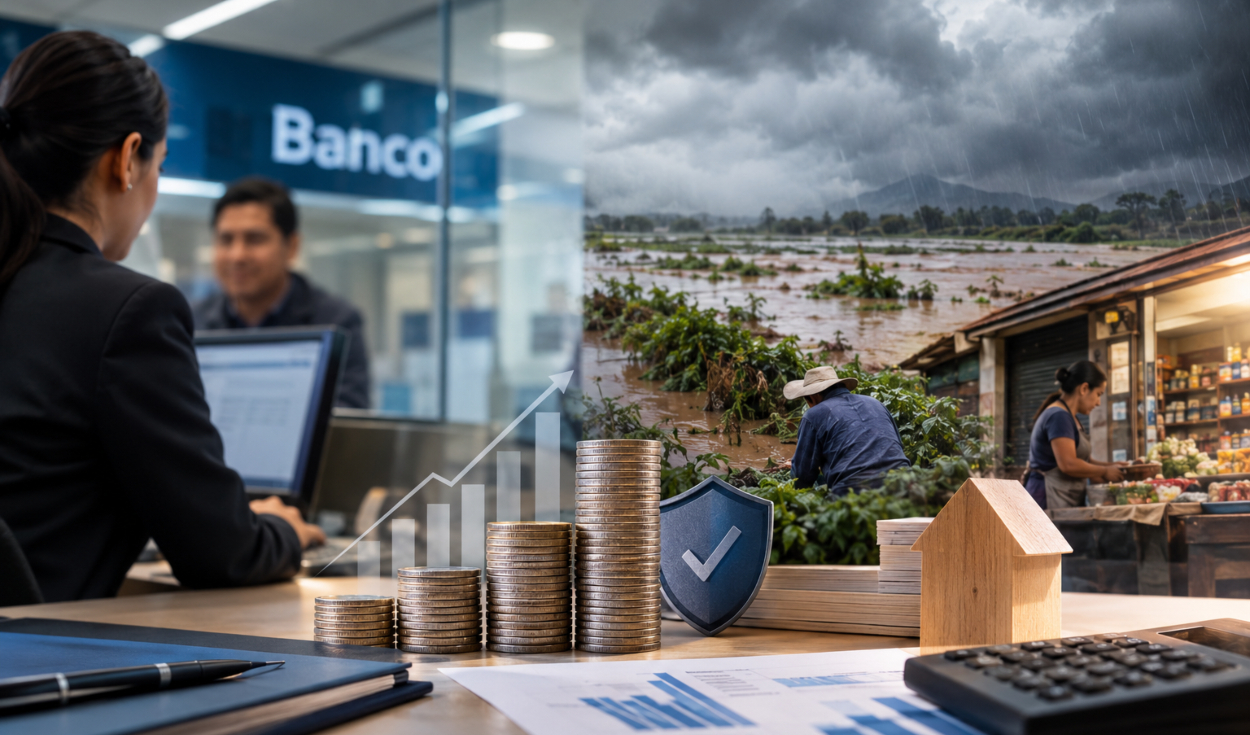 Banca peruana reduce la morosidad, pero Moody's alerta sobre riesgos por El Niño