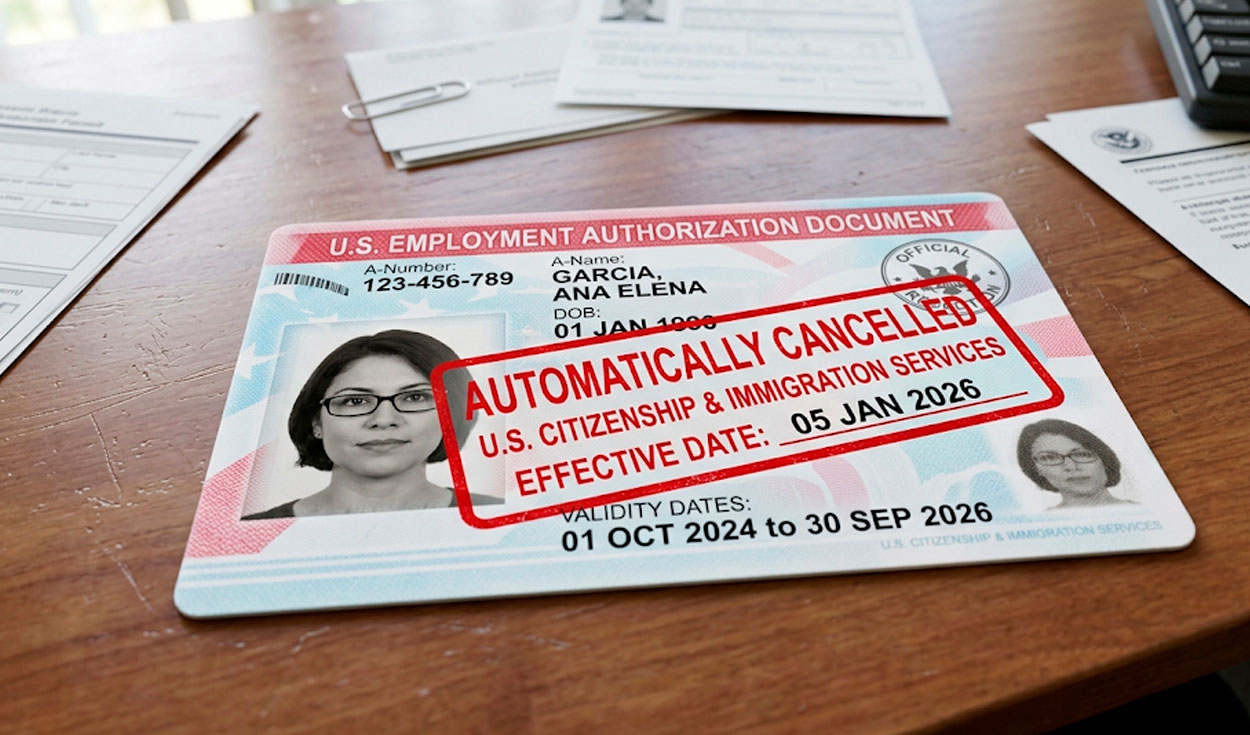 Se acabaron las extensiones automáticas del permiso de trabajo en EE.UU. | Con esta anticipación deberás de renovar el documento
