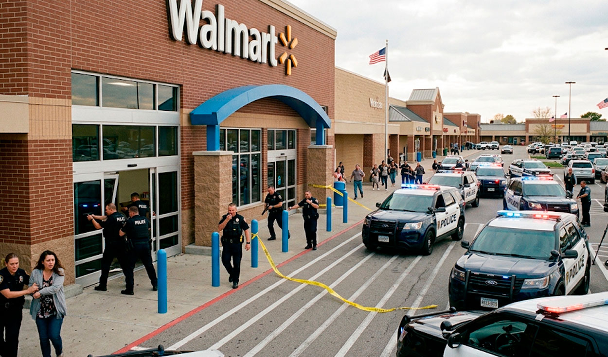 Terror para clientes de Walmart | Denuncian disparos y amenazas a guardias de seguridad dentro del supermercado: ¿Hubo heridos?