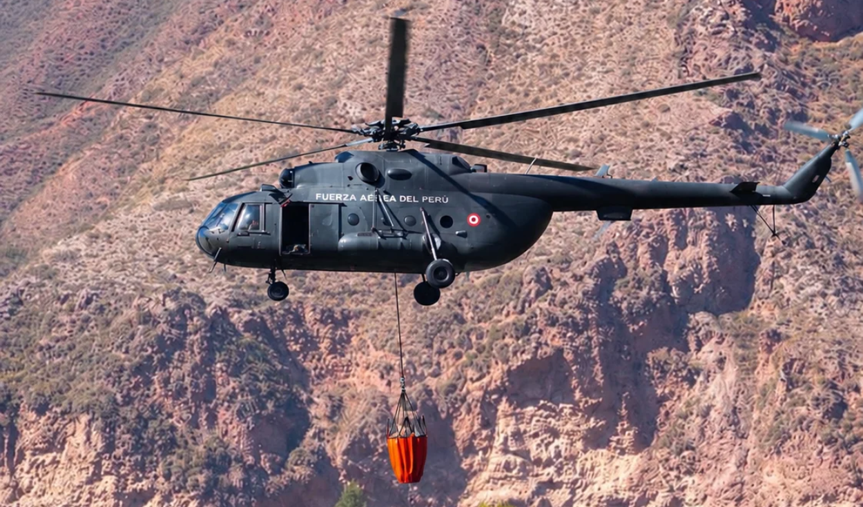 Gobierno rectifica y comprará equipo contra incendios forestales para 10 helicópteros de la FAP
