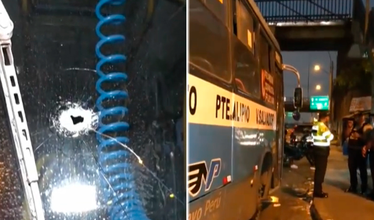 Chofer de bus de 'Nuevo Perú' salva de morir tras ataque a balazos en Vía de Evitamiento