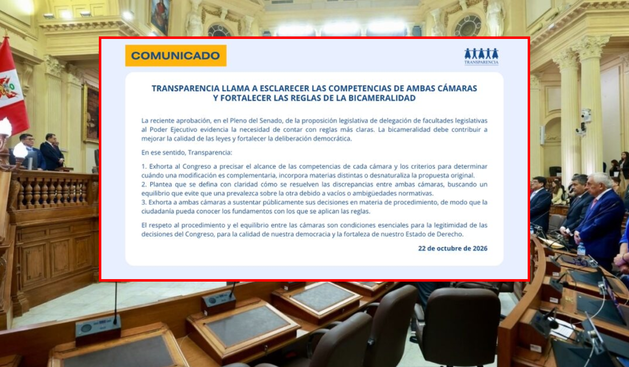 Transparencia pide reglas claras entre Senado y Diputados tras la aprobación de las facultades al Ejecutivo