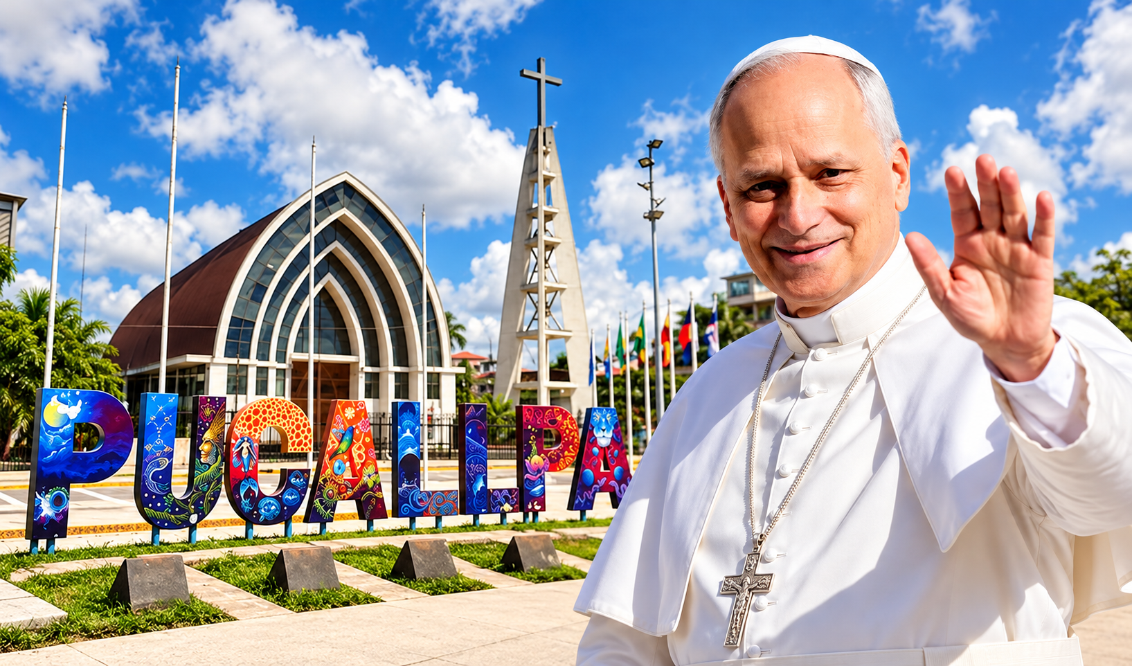 De una corona shipiba a 21 canoas: así será la bienvenida indígena al papa León XIV en Pucallpa