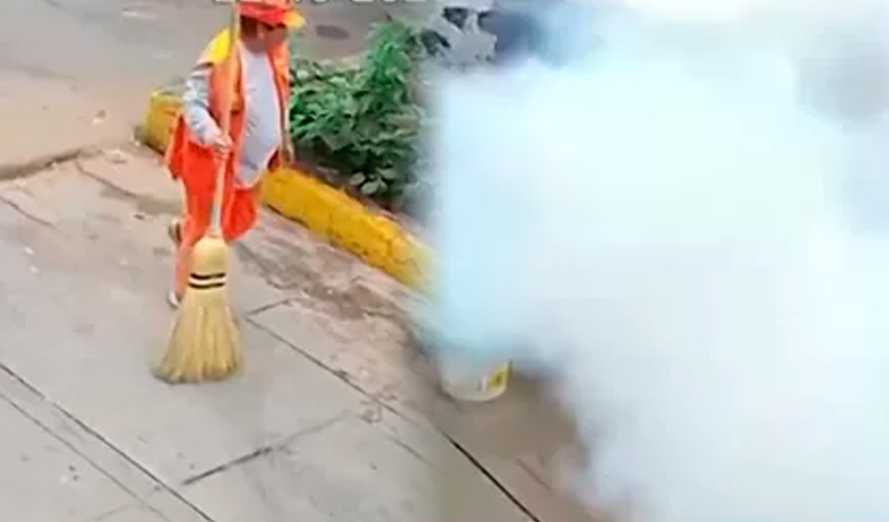 Trabajadora de limpieza recogía basura, manipuló un explosivo oculto y sobrevivió al estallido en Surco