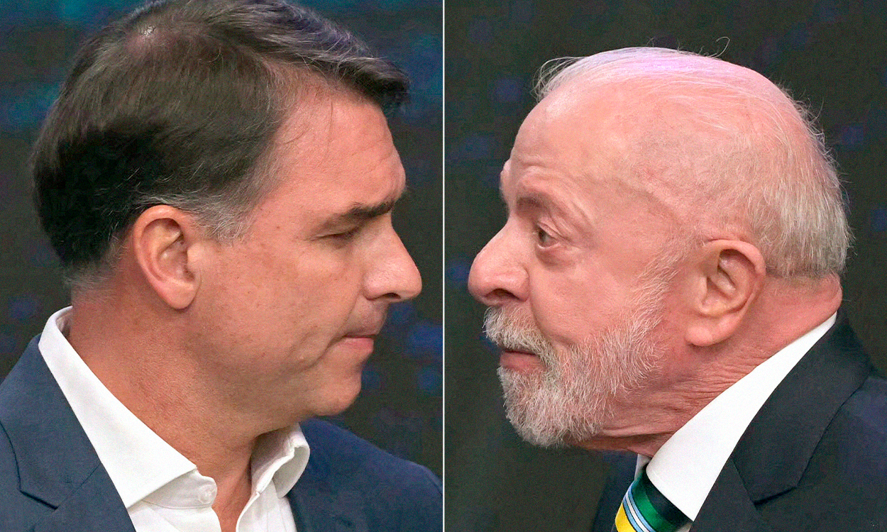 Encuesta más reciente en Brasil revela un empate entre Flávio Bolsonaro y Lula da Silva al 50% previo a las elecciones