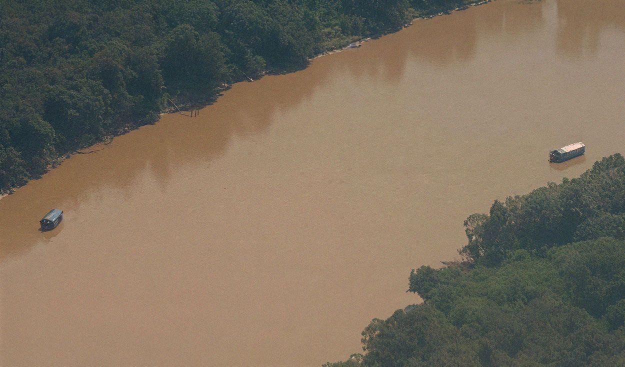 Minería ilegal en Loreto: sobrevuelo revela presencia de nueve nuevas dragas en el rio Tigre