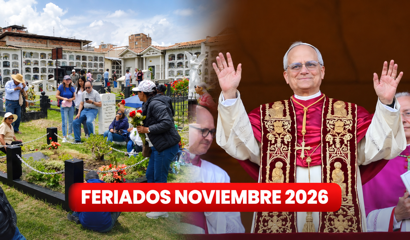 Feriados y días no laborables de noviembre 2026 en Perú: calendario oficial de fechas decretadas por el Gobierno junto a la visita del papa Leon XIV
