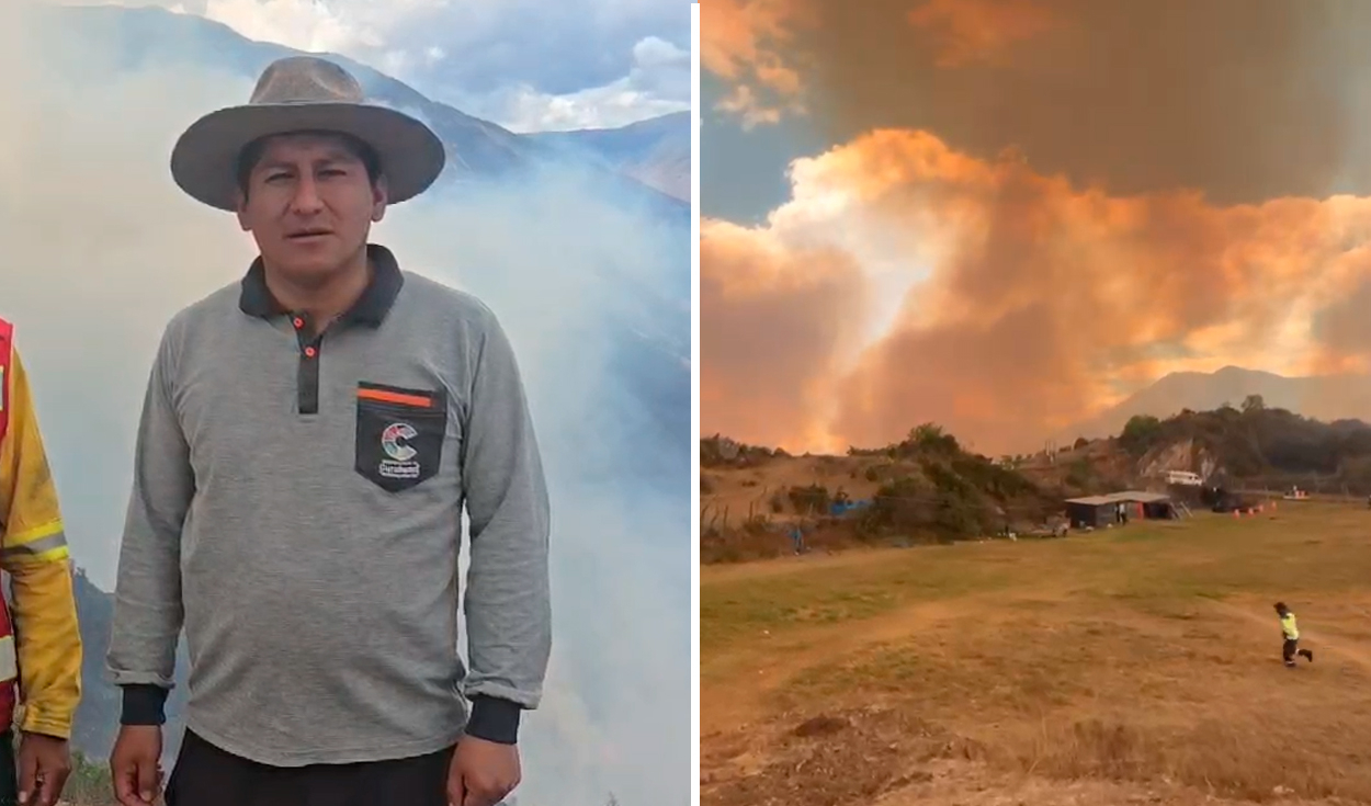 Alcalde de Curahuasi pide apoyo aéreo urgente ante reactivación de incendio forestal en Apurímac