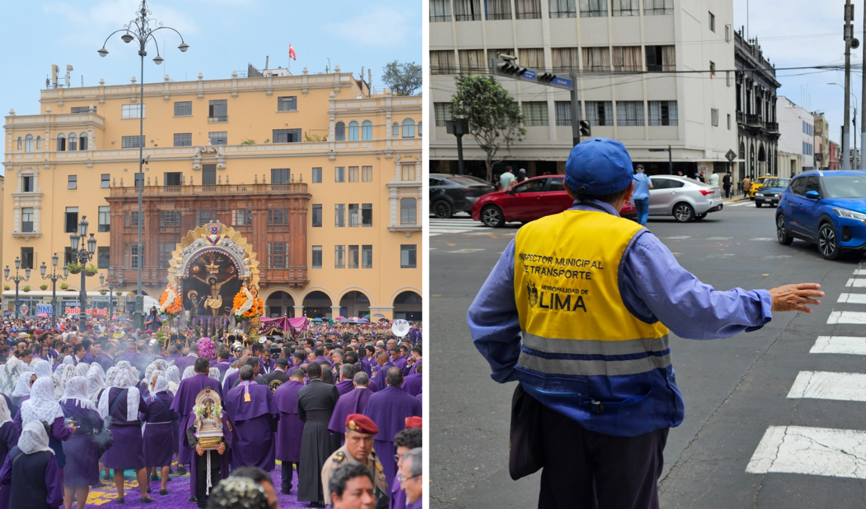 Señor de los Milagros: MML aplicará cierres y desvíos por el cuarto recorrido este 28 de octubre en el Centro de Lima