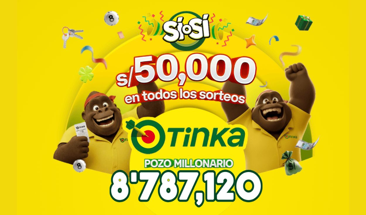 Resultados de La Tinka del domingo 25 de octubre: números ganadores, premios del Pozo Millonario, boliyapa, S/50.000 y más