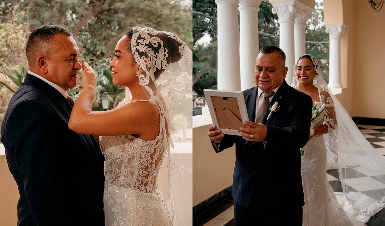 Tony Rosado se conmueve al ver a su hija vestida de novia y protagonizan tierno momento: "Te amo, papito"