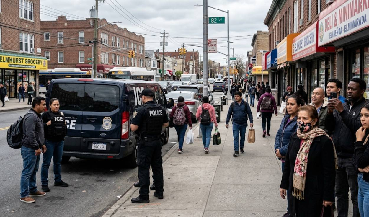Alerta máxima para inmigrantes e indocumentados en Nueva York | Vecinos de este distrito denuncian que ICE realizó un operativo por más de 10 horas