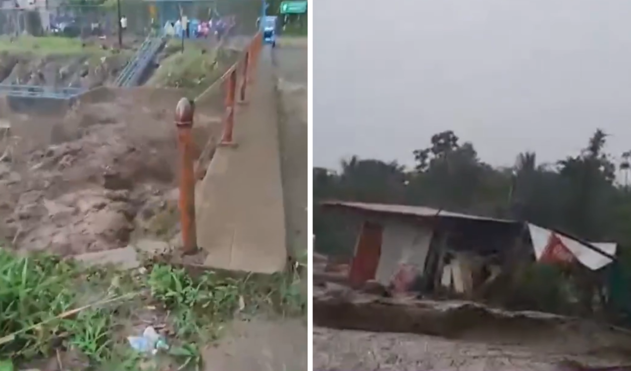 Cusco: desborde del río Kimbiri arrasa viviendas en el VRAEM y obliga a evacuar a pobladores