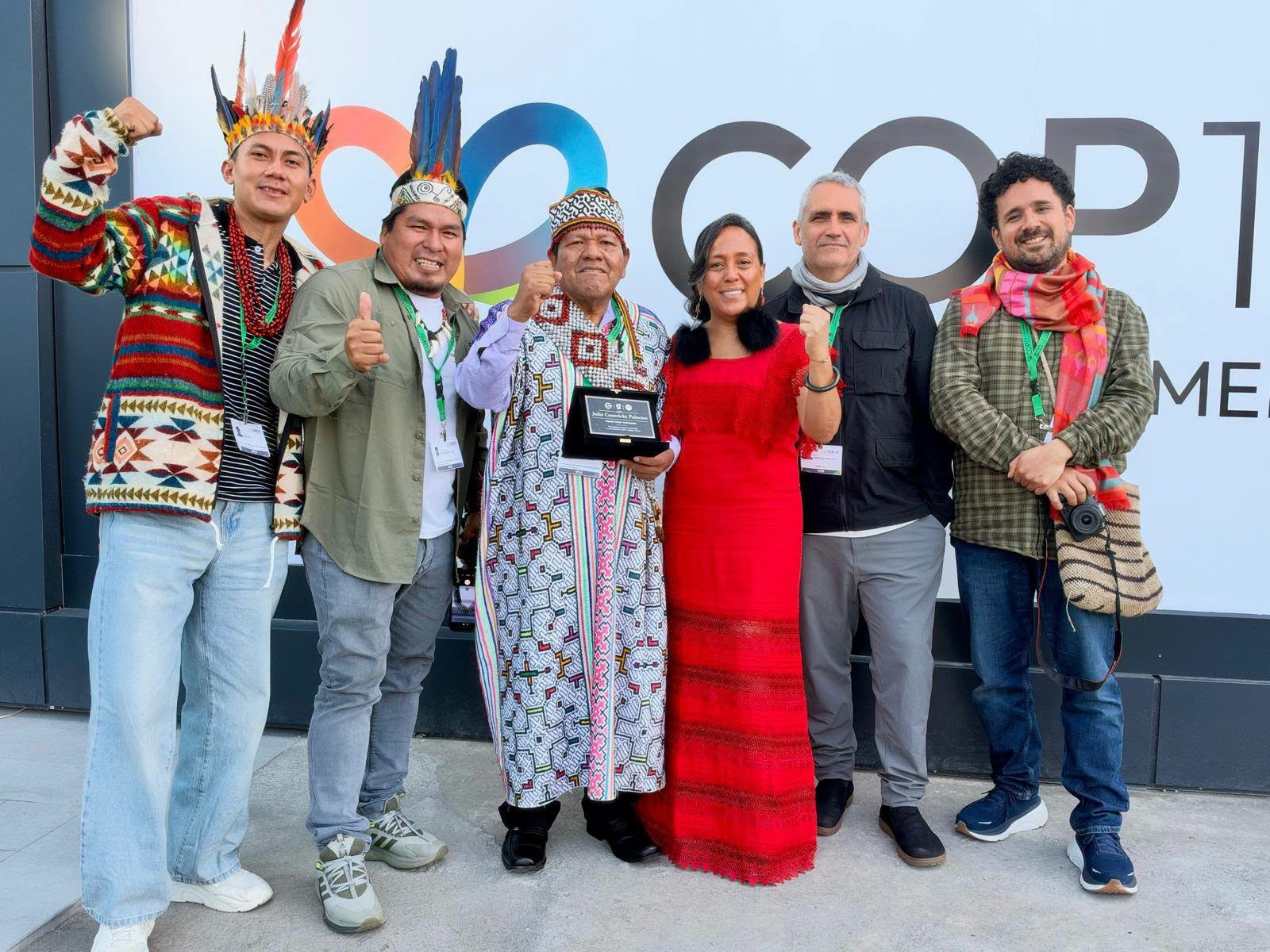 Julio Cusurichi es reconocido como Embajador de los pueblos indígenas