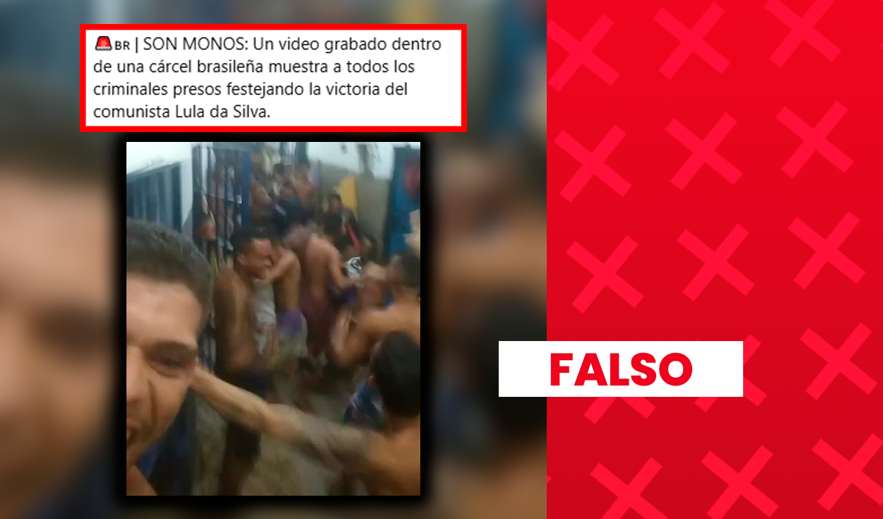 Es falso que este video muestre a presos celebrando la victoria electoral de Lula da Silva en Brasil: las imágenes corresponden a 2022