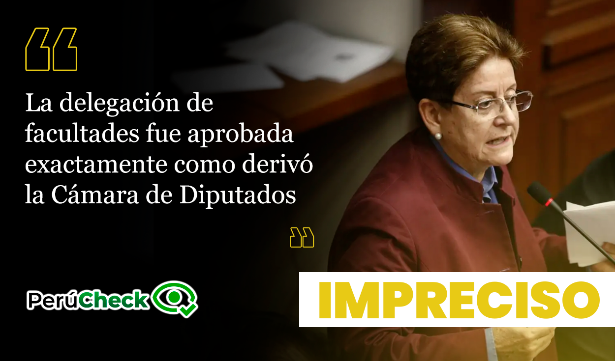 El Senado no aprobó la delegación de facultades exactamente como la derivó la Cámara de Diputados