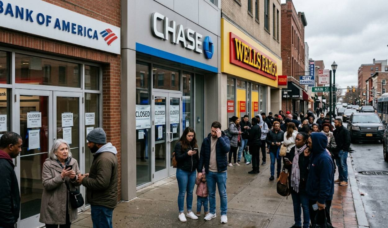 Confirman cierre masivo de bancos en Estados Unidos: Todas estas sucursales cerrarán en estas fechas de noviembre