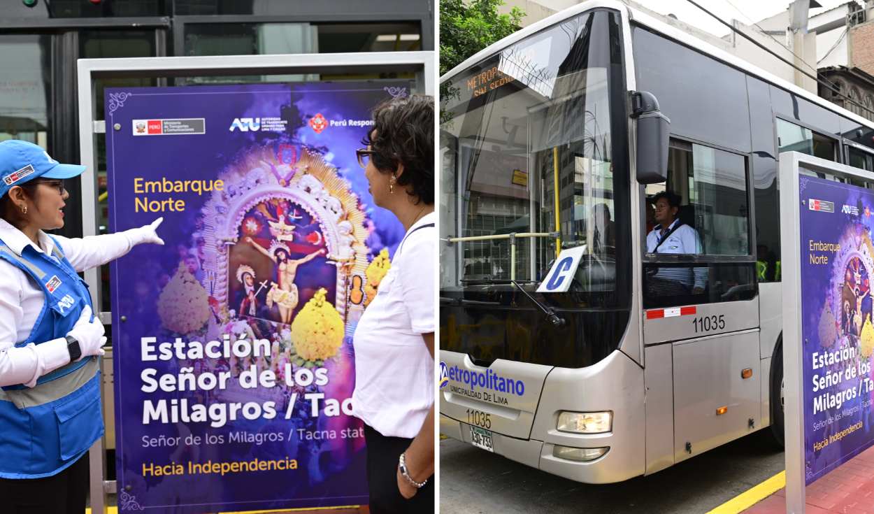 ¡Atención, pasajeros! Estación Tacna del Metropolitano ahora llevará el nombre del Señor de los Milagros para facilitar el acceso a Las Nazarenas