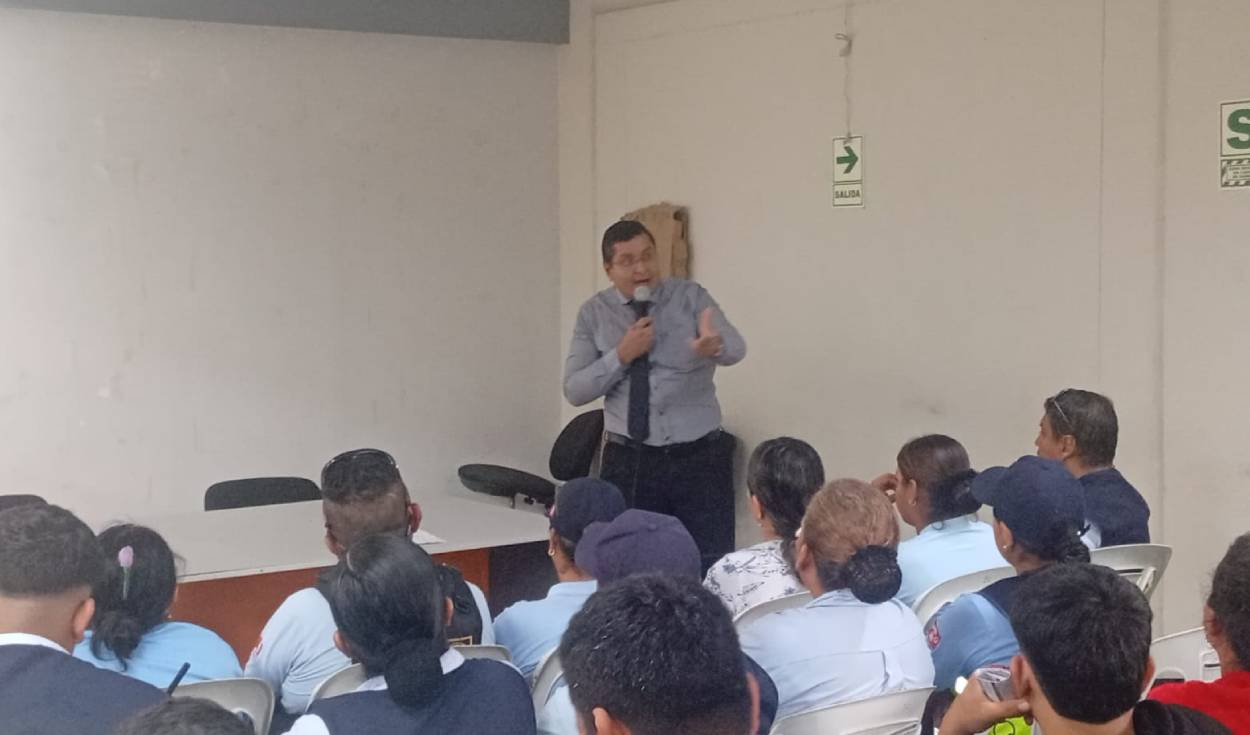 Unidad de Flagrancia de Sullana capacita a personal de serenazgo en marco legal y procedimiento de arresto ciudadano