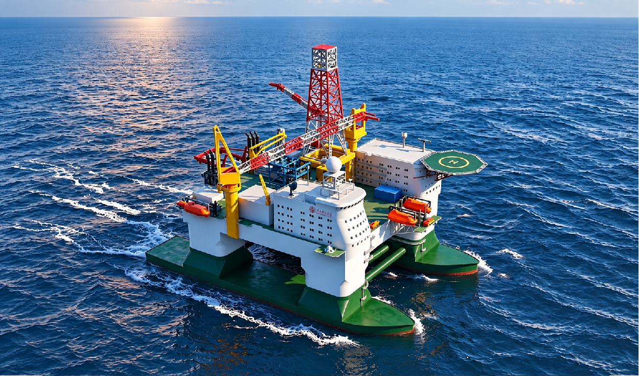 China lanza oficialmente el proyecto de construcción de una "isla científica" móvil del tamaño de un portaviones