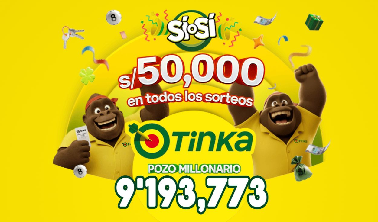 Resultados de La Tinka del miércoles 28 de octubre: números ganadores, premios del Pozo Millonario, boliyapa, S/50.000 y más