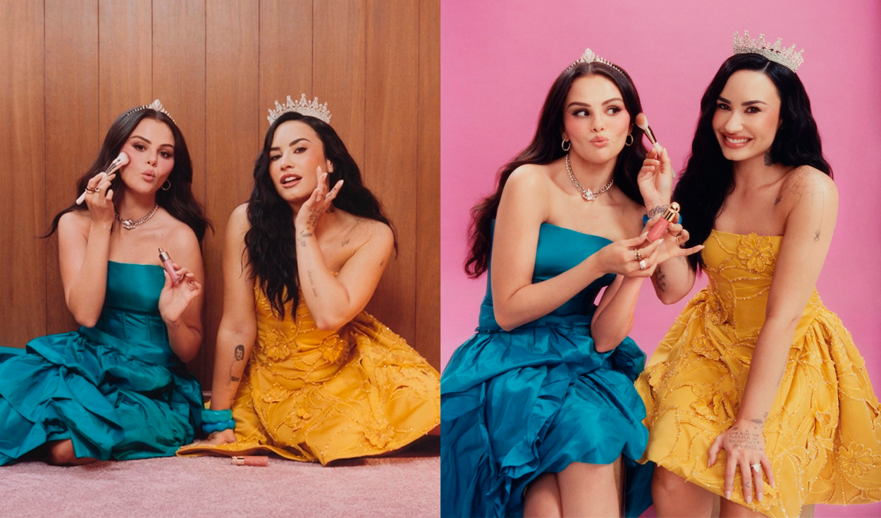 Selena Gomez y Demi Lovato se reencuentran 17 años después y recrean icónico póster: "Siempre princesa"
