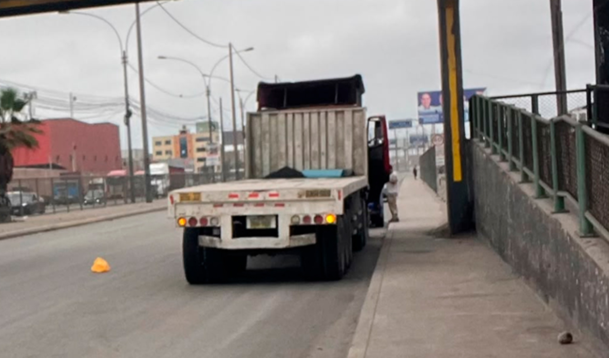 Adulto mayor muere atropellado por tráiler frente al terminal pesquero en el Callao