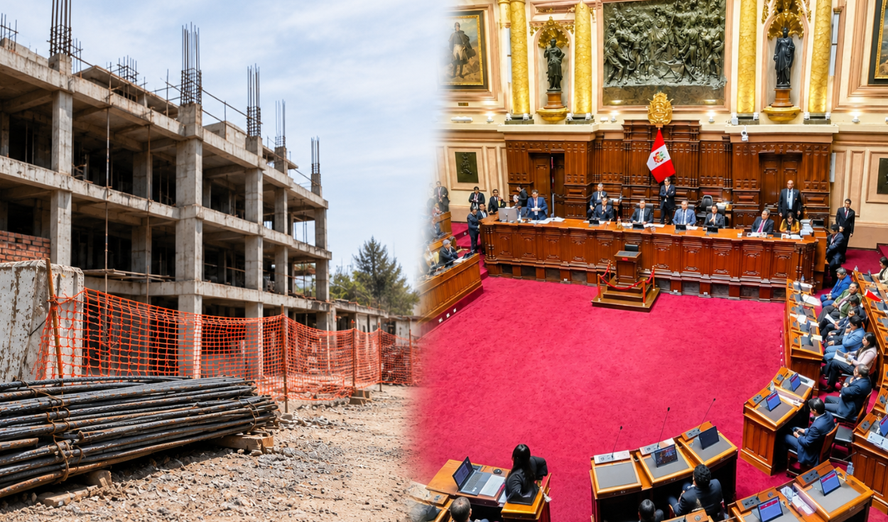 Obras paralizadas en Perú suman más S/67.000 millones: Congreso propone inventario de 2.416 proyectos