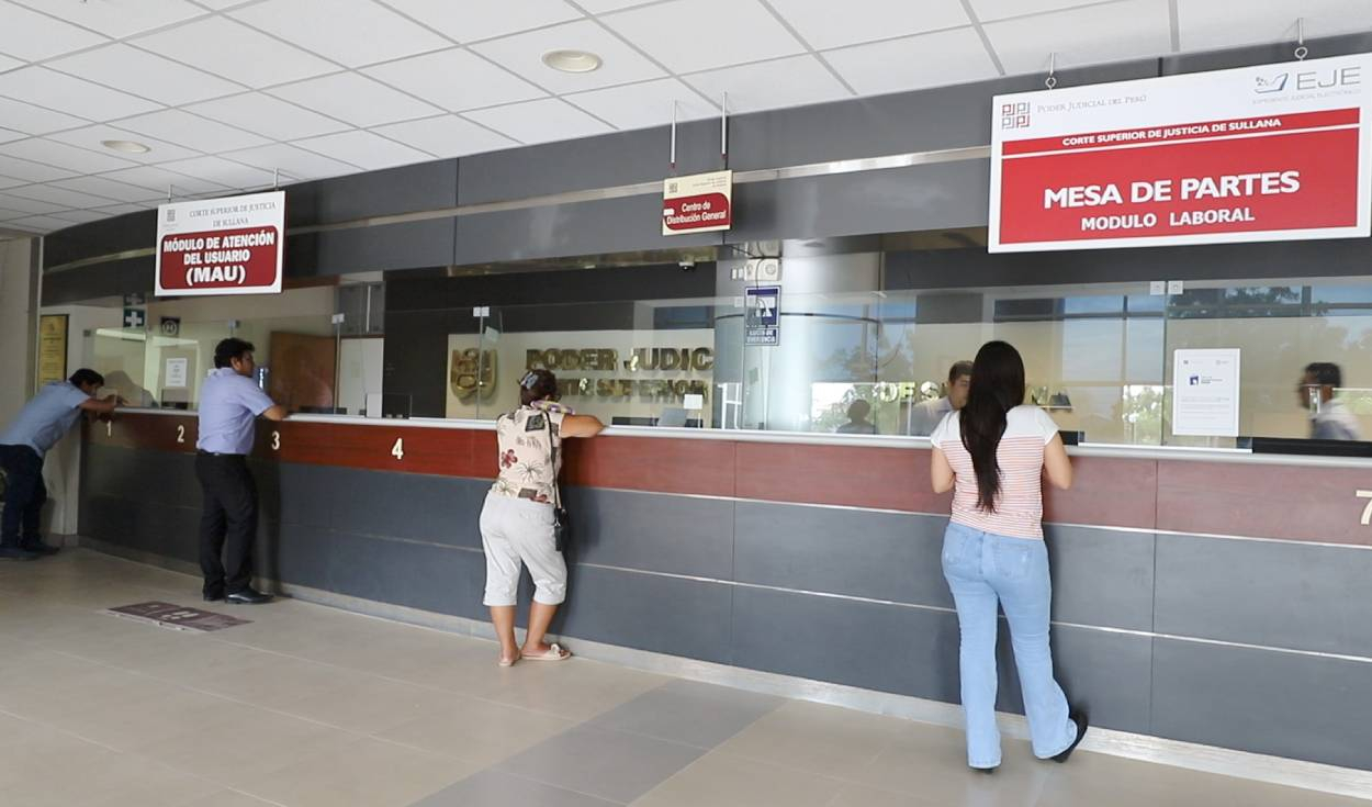 Corte de Sullana superó las 11 mil atenciones al usuario impulsada por la alta demanda del servicio presencial