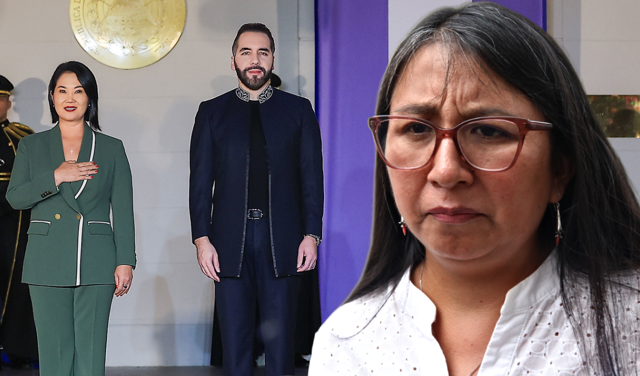 Ruth Luque critica viaje de Fujimori a El Salvador: "La inseguridad no se combate con fotografías ni turismo presidencial"