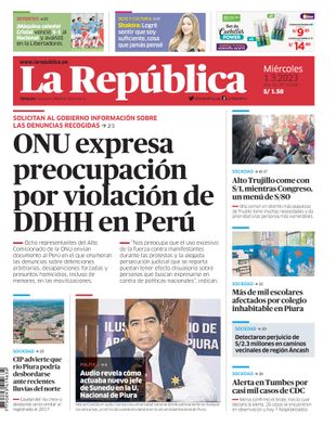 Edición Impresa - La Republica | Norte - Miercoles 01 de Marzo del 2023