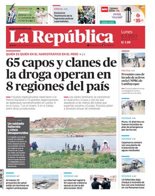 Edición Impresa - La Republica | Norte - Lunes 06 de Marzo del 2023
