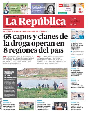 Edición Impresa - La Republica | Sur - Lunes 06 de Marzo del 2023
