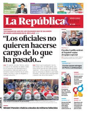 Edición Impresa - La Republica | Lima - Miercoles 08 de Marzo del 2023