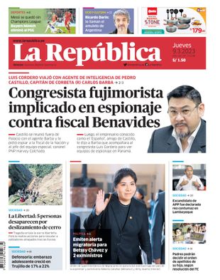 Edición Impresa - La Republica | Norte - Jueves 09 de Marzo del 2023