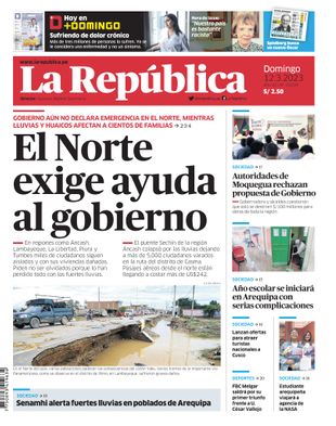 Edición Impresa - La Republica | Sur - Domingo 12 de Marzo del 2023