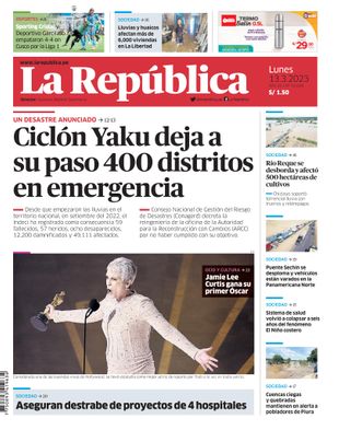 Edición Impresa - La Republica | Norte - Lunes 13 de Marzo del 2023