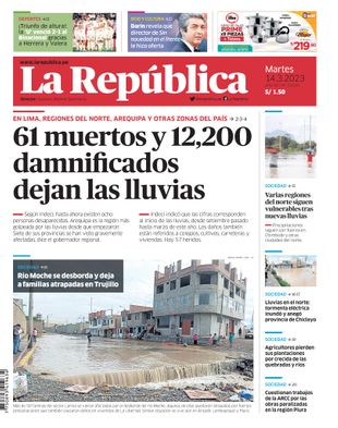 Edición Impresa - La Republica | Norte - Martes 14 de Marzo del 2023