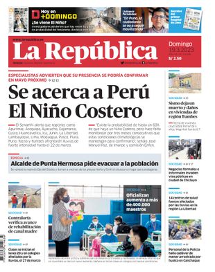 Edición Impresa - La Republica | Norte - Domingo 19 de Marzo del 2023