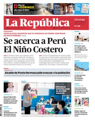 Edición Impresa - La Republica | Sur - Domingo 19 de Marzo del 2023