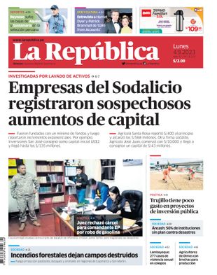 Edición Impresa - La Republica | Norte - Lunes 04 de Setiembre del 2023