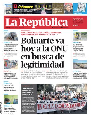 Edición Impresa - La Republica | Norte - Domingo 17 de Setiembre del 2023