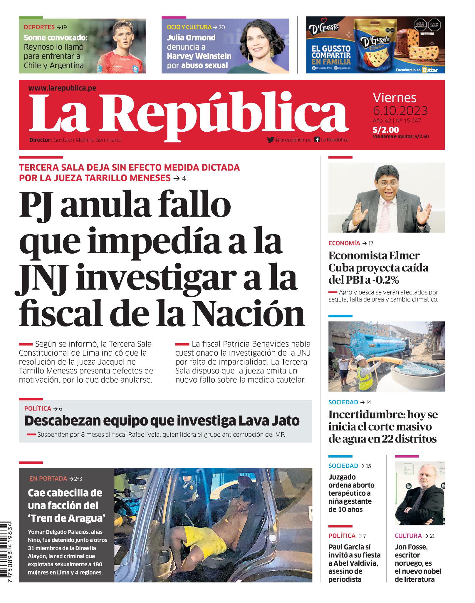 Noticias de política del Perú 01