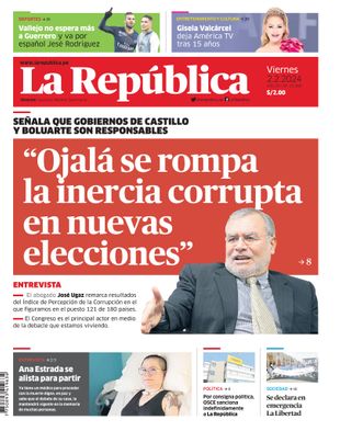 Edición Impresa - La Republica | Norte - Viernes 02 de Febrero del 2024