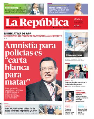 Edición Impresa - La Republica | Lima - Martes 06 de Febrero del 2024