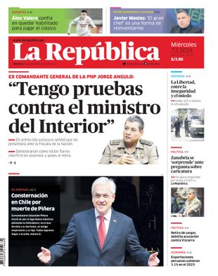 Edición Impresa - La Republica | Norte - Miercoles 07 de Febrero del 2024