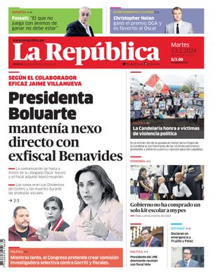 Edición Impresa - La Republica | Lima - Martes 13 de Febrero del 2024