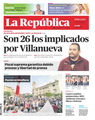 Edición Impresa - La Republica | Lima - Miercoles 14 de Febrero del 2024