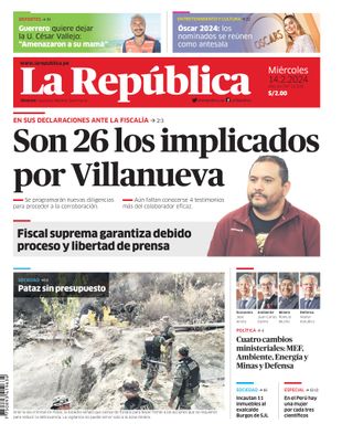 Edición Impresa - La Republica | Norte - Miercoles 14 de Febrero del 2024